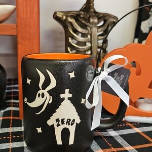 Black and Orange Halloween Mug